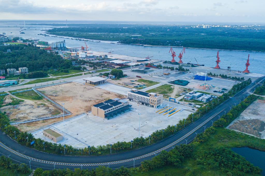 海南文昌清瀾港封關運作項目硬件建設完工