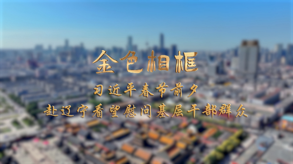 金色相框丨習(xí)近平春節(jié)前夕赴遼寧看望慰問基層干部群眾