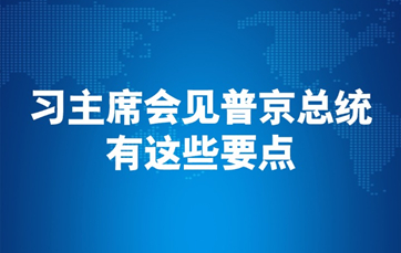習(xí)主席會見普京總統(tǒng)，有這些要點